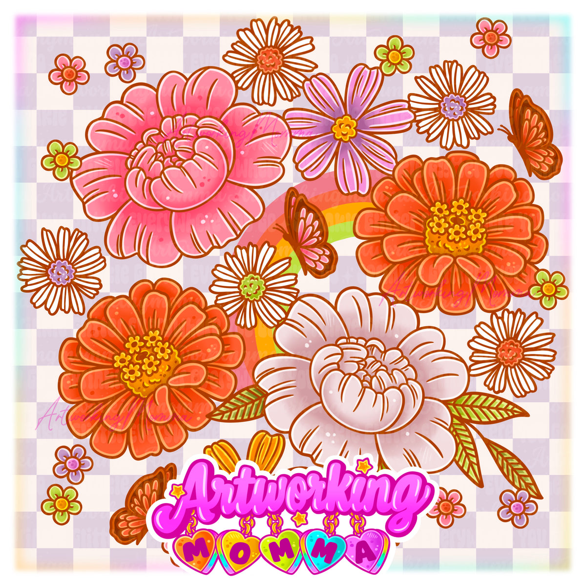Butterfly Floral & PNG