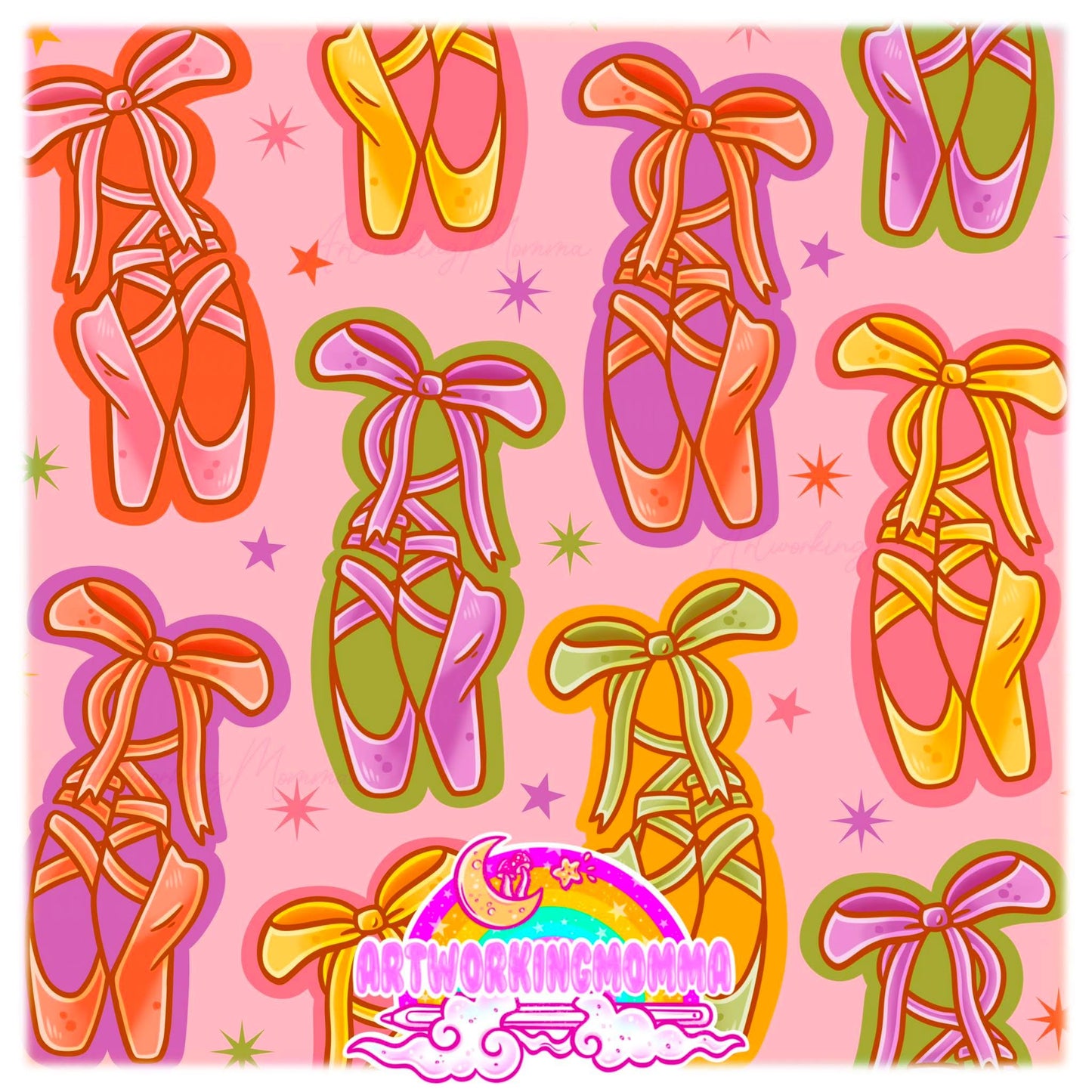 Retro Ballet Slippers