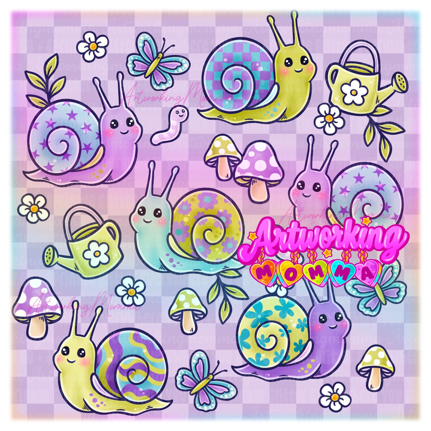 Garden Snails & PNG