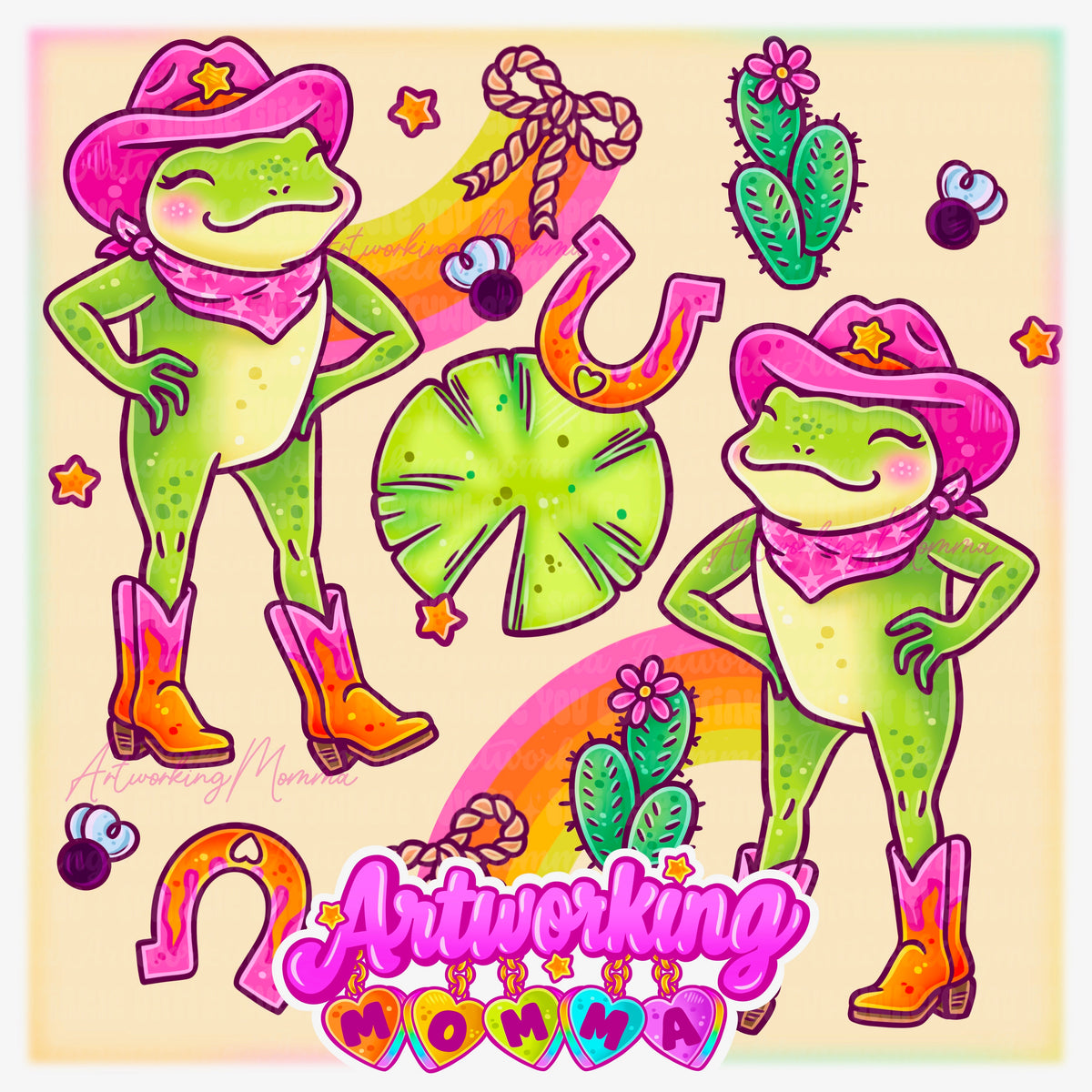 Frog Cowgirls & PNG