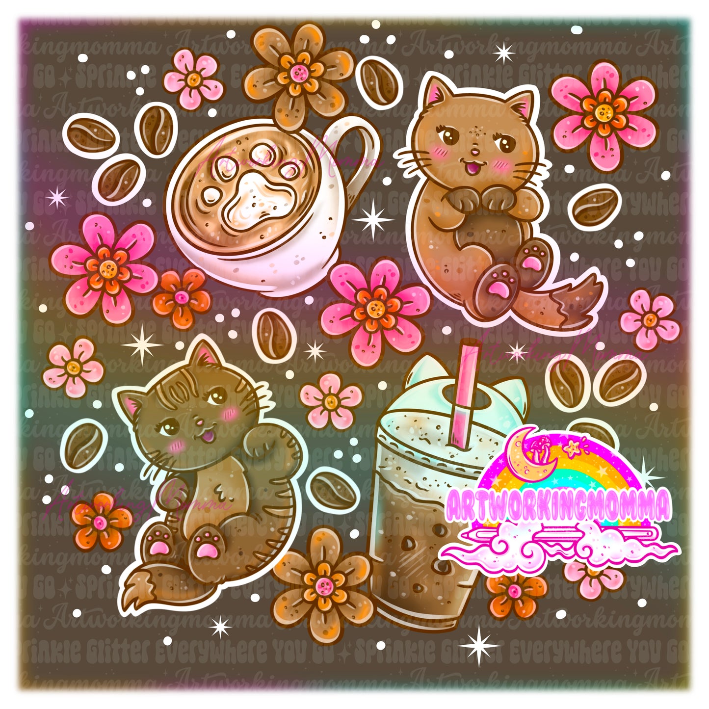 Coffee Cats and PNG