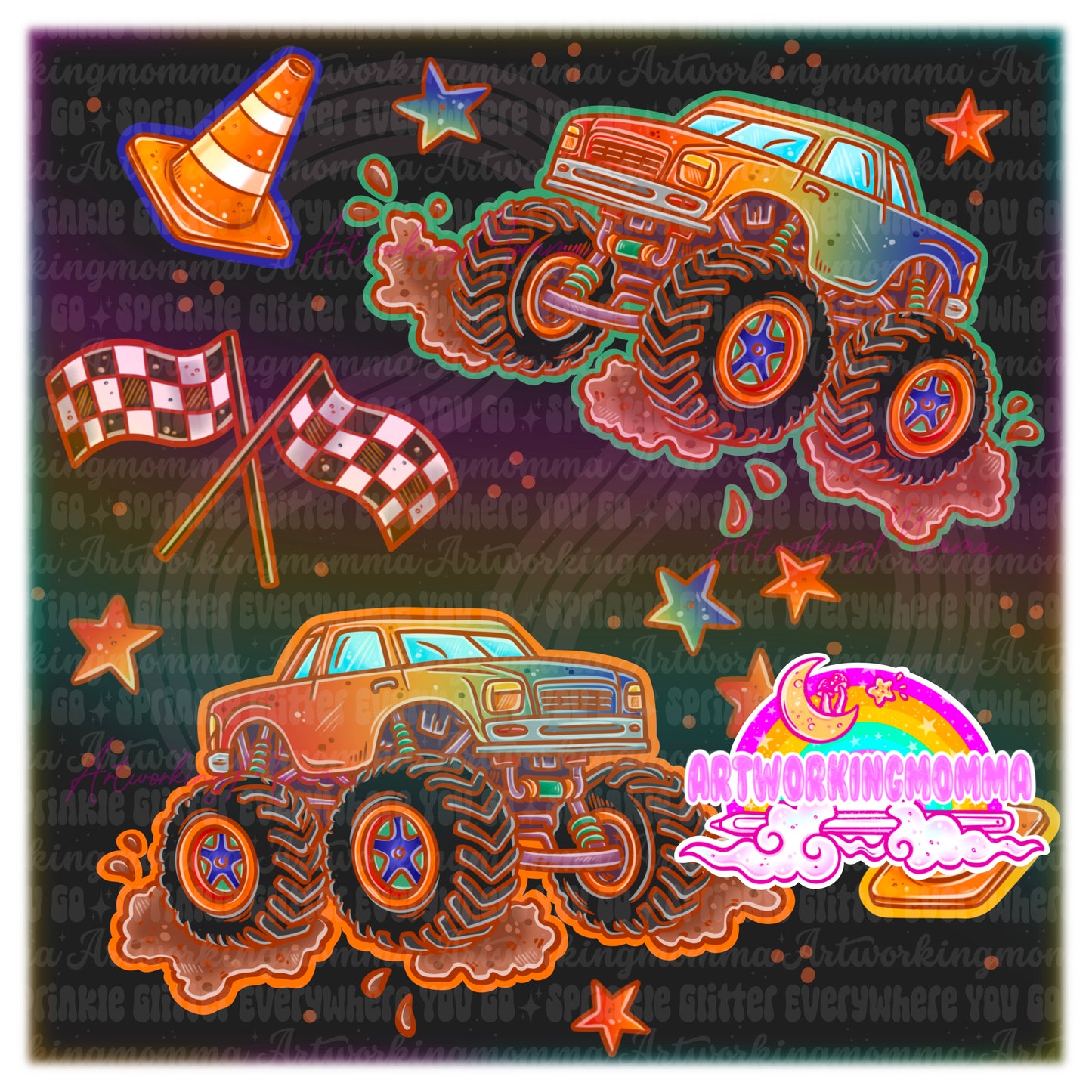 Monster Trucks & PNG