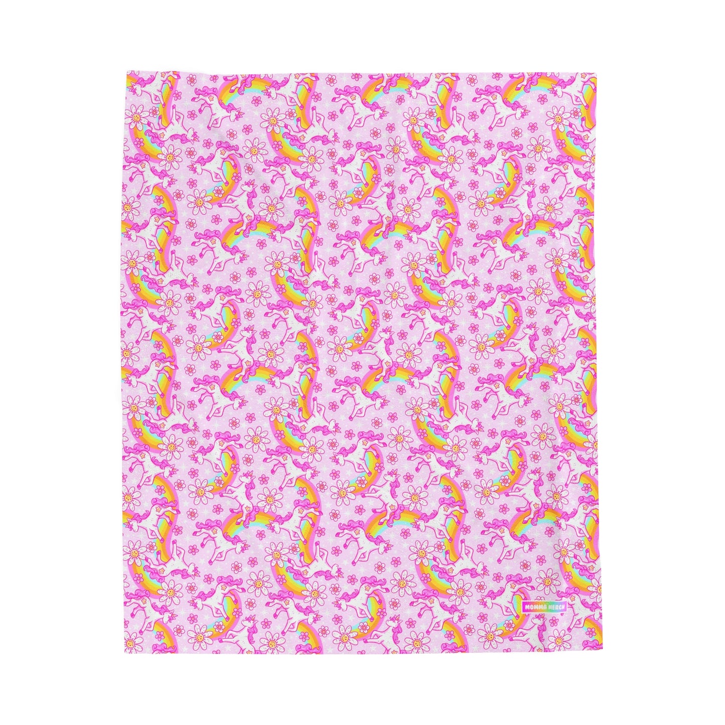 Rainbow Unicorn Plush Blanket