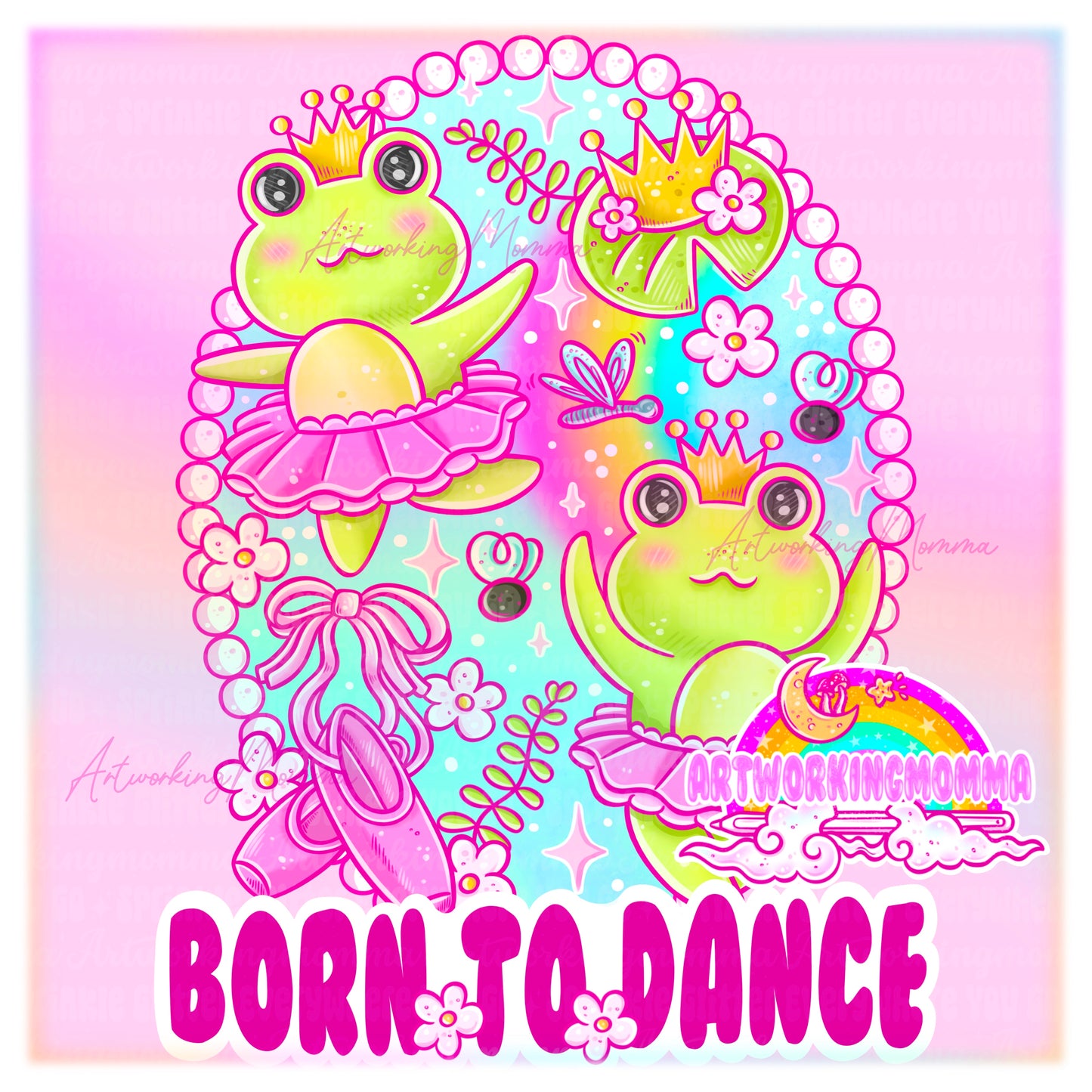 Ballerina Frogs and PNG