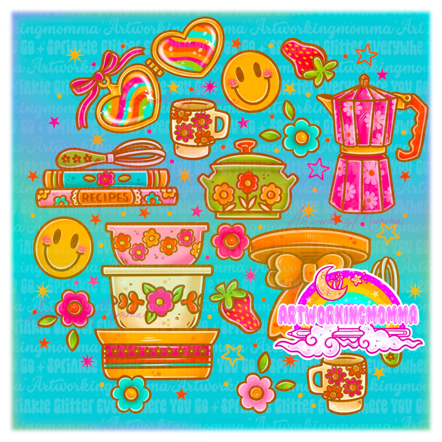 Retro Granny Thrift & PNG
