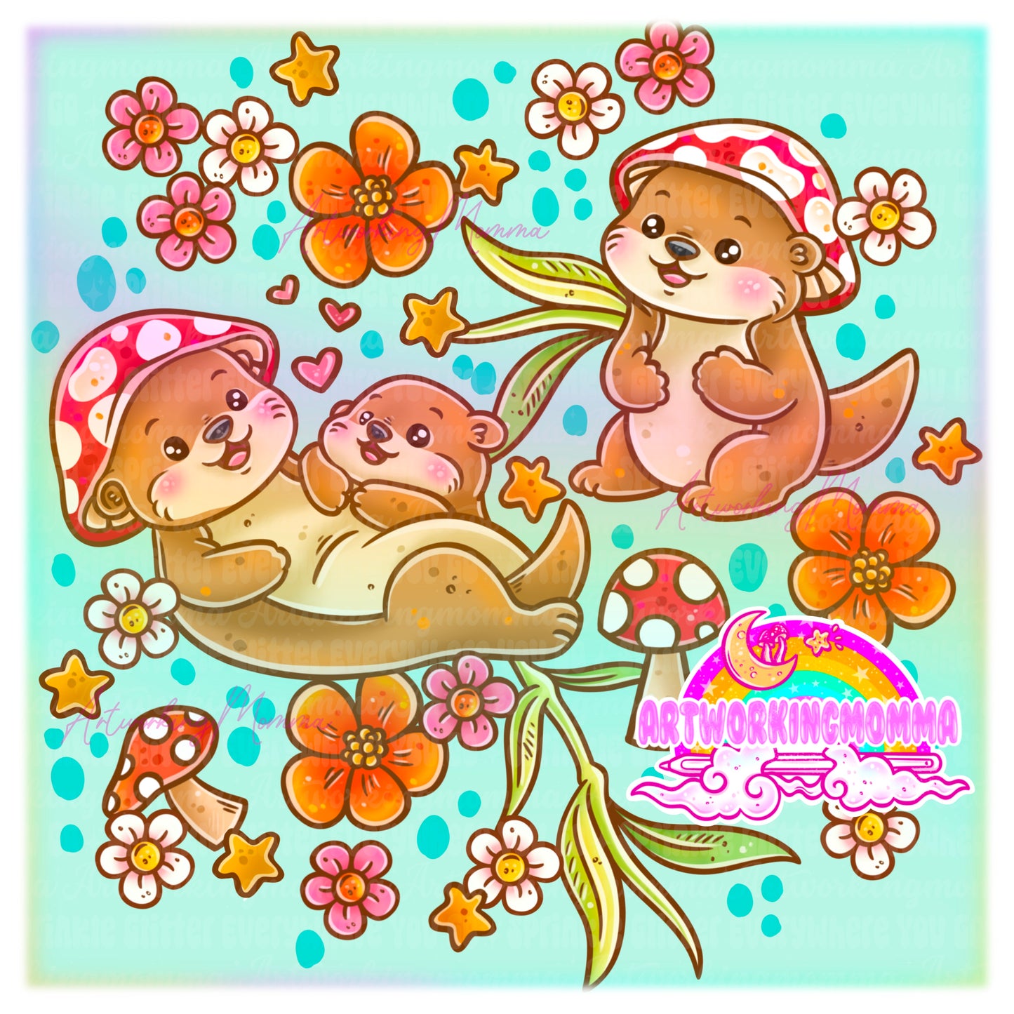 Cutie Otters and PNG