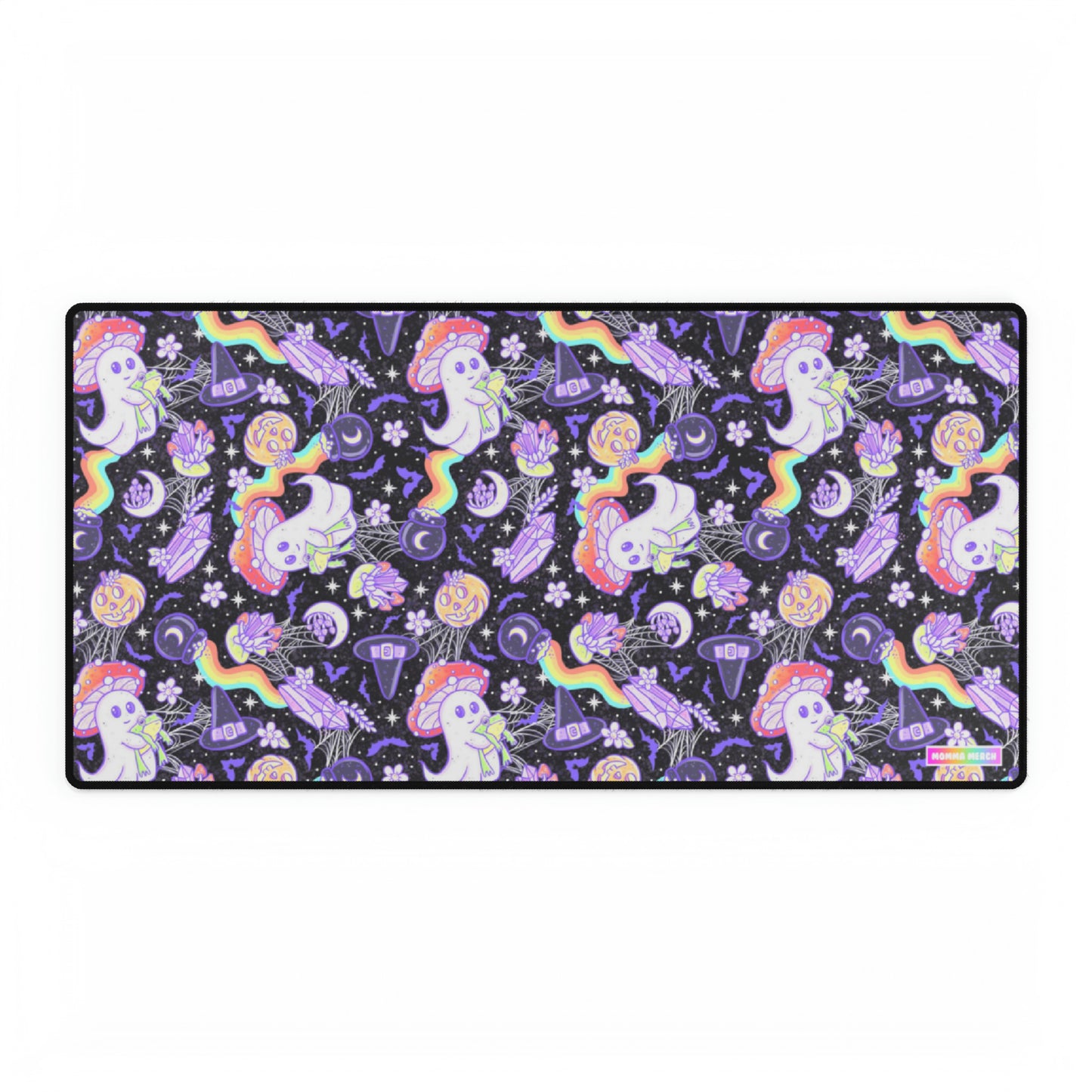 Mushroom Ghostie Desk Mat
