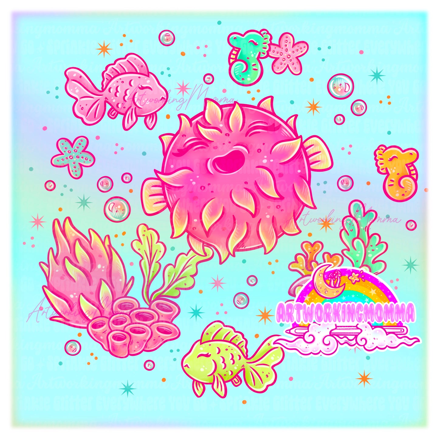 Dragonfruit Pufferfish