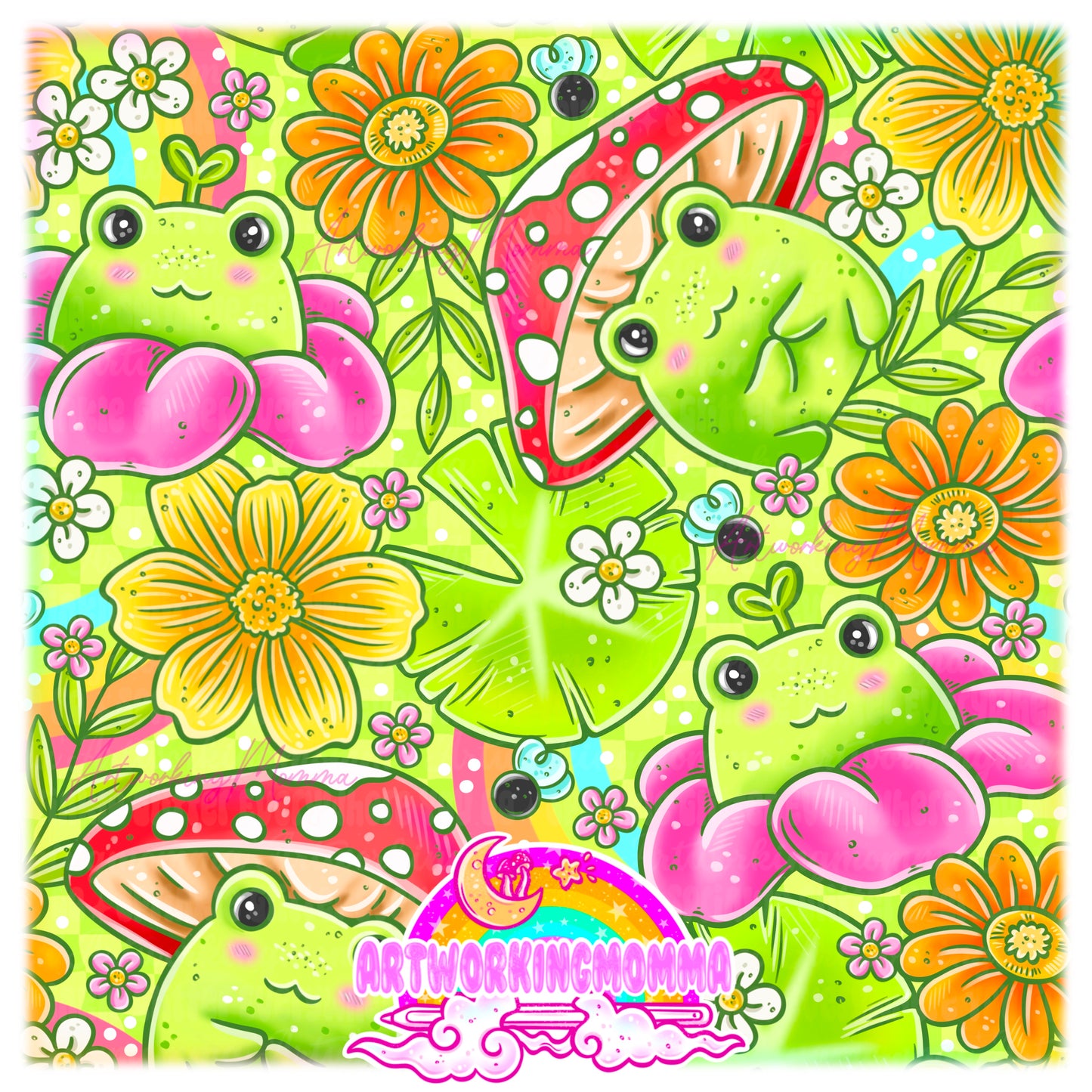 Garden Frogs and PNG
