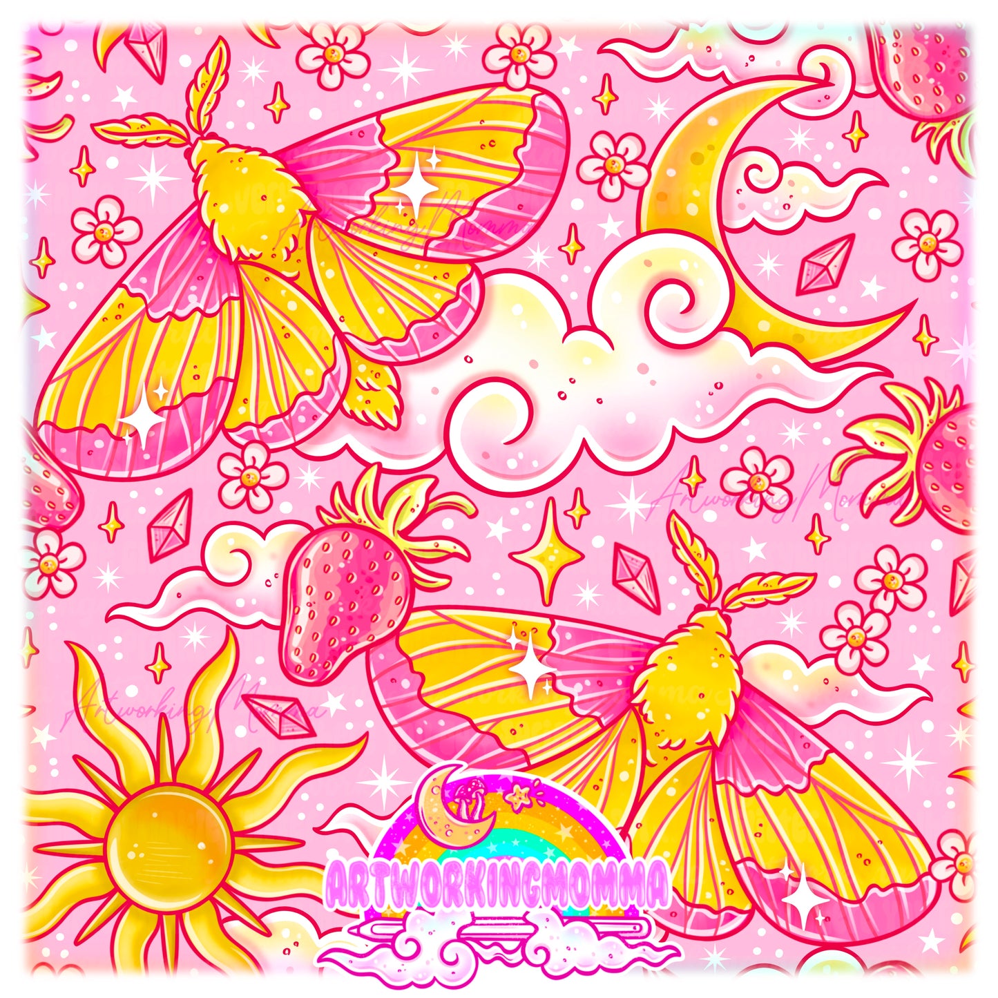 Rosy Maple Moths and PNG