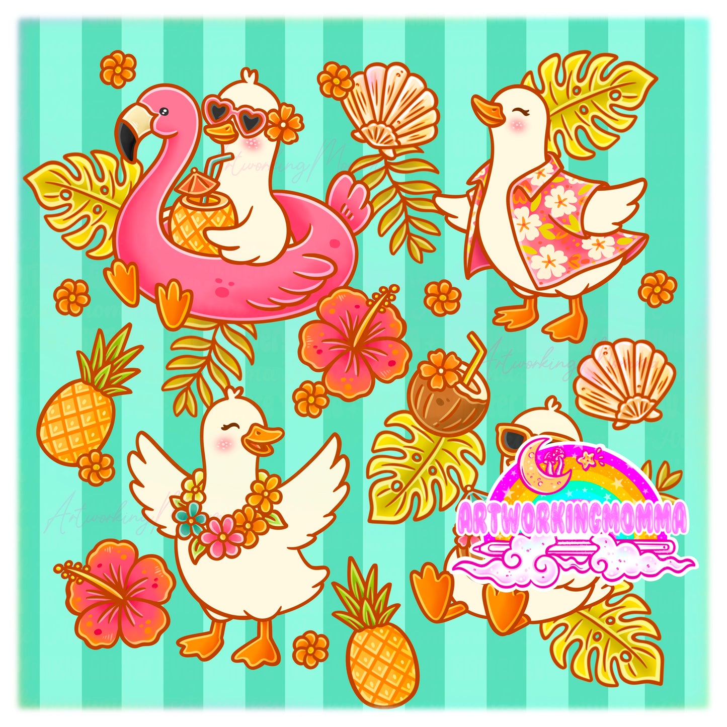 Hawaiian Ducks & PNG