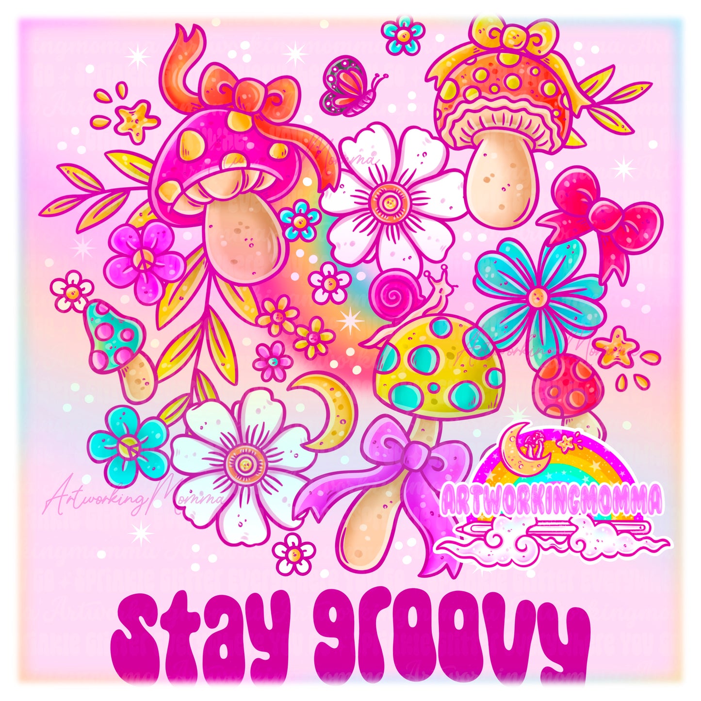 Groovy Bow Mushrooms