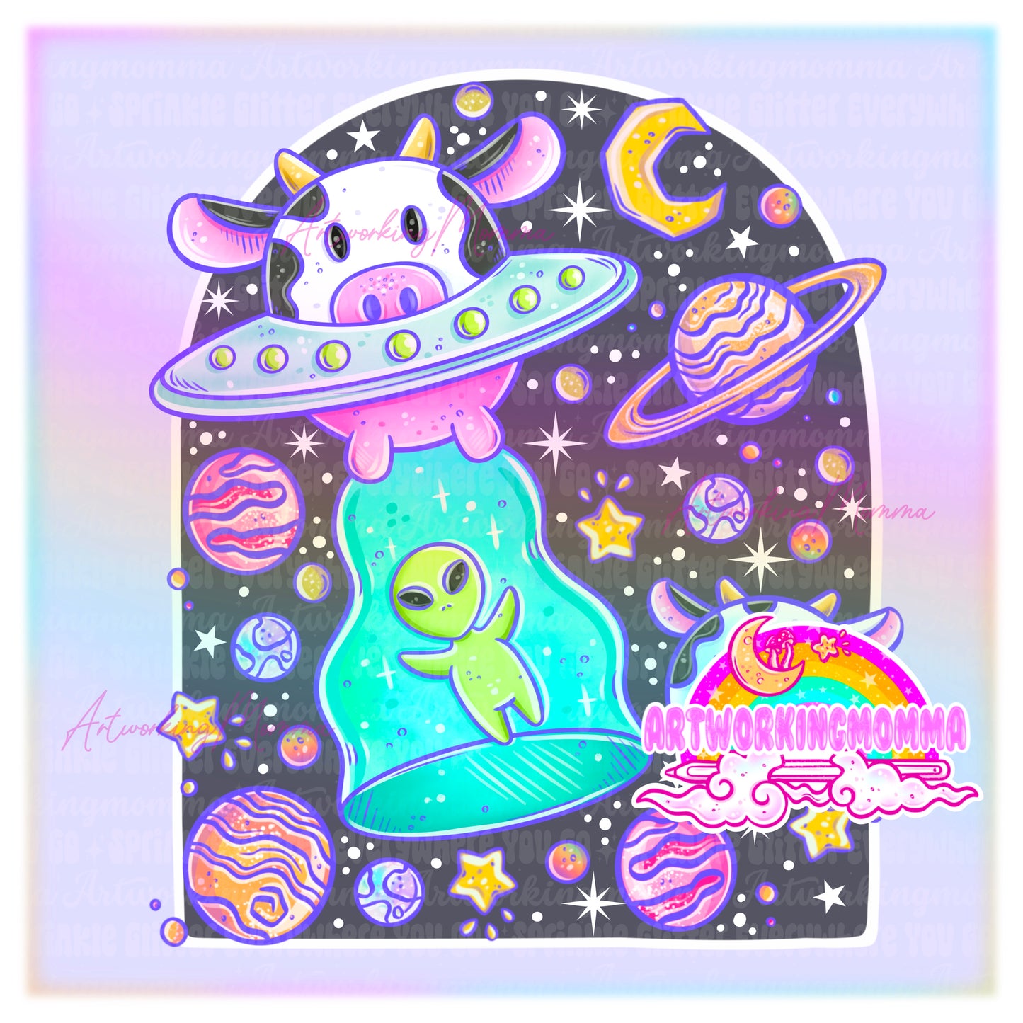 Cow UFO and PNG