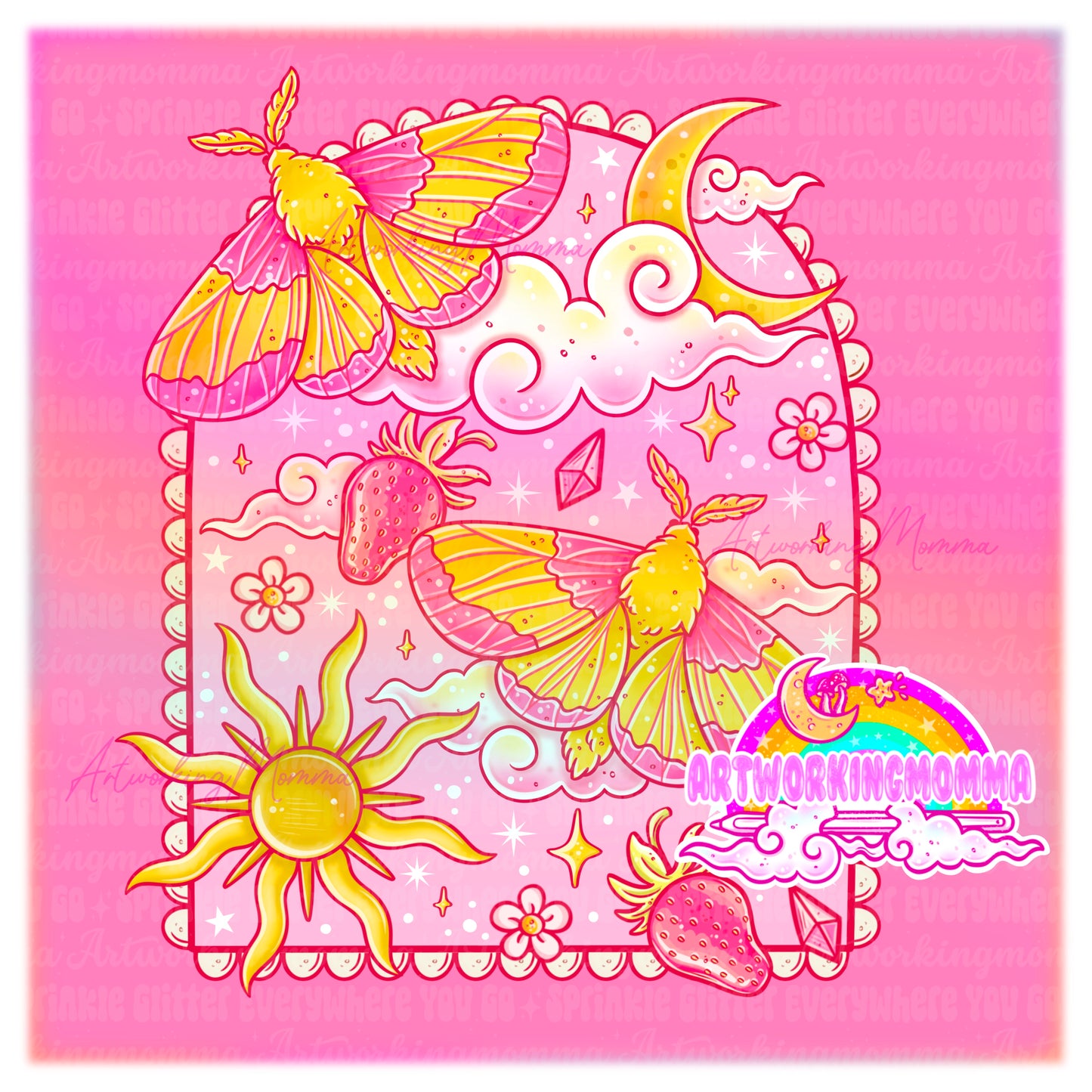 Rosy Maple Moths and PNG