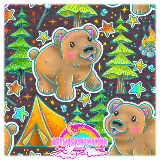 Camping Bears and PNG