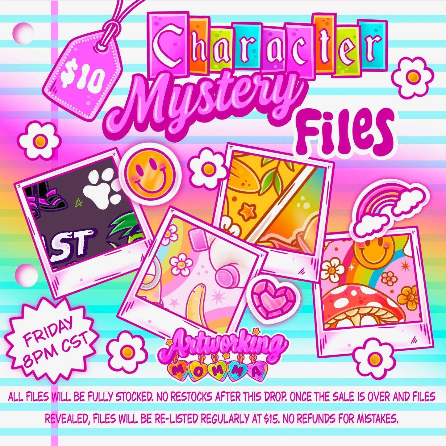 Mystery Character & PNG Bundle