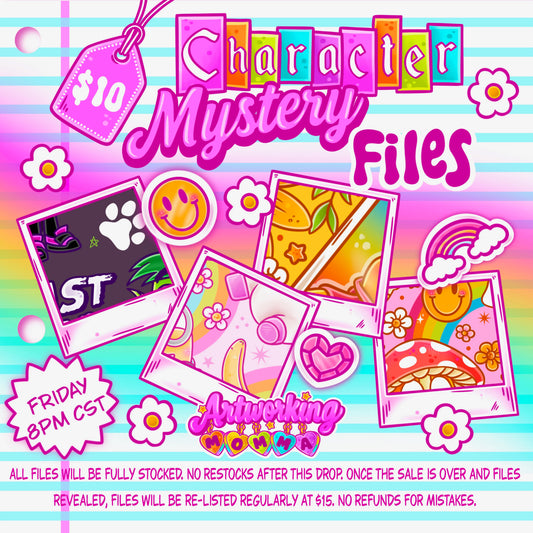 Mystery Character & PNG Bundle