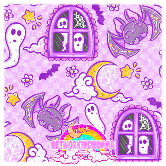 Spooky Constellation Bat + PNG