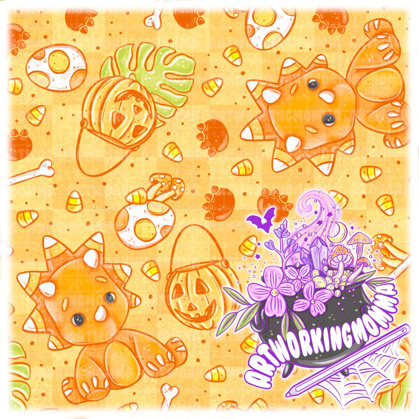 Candy Corn Dino