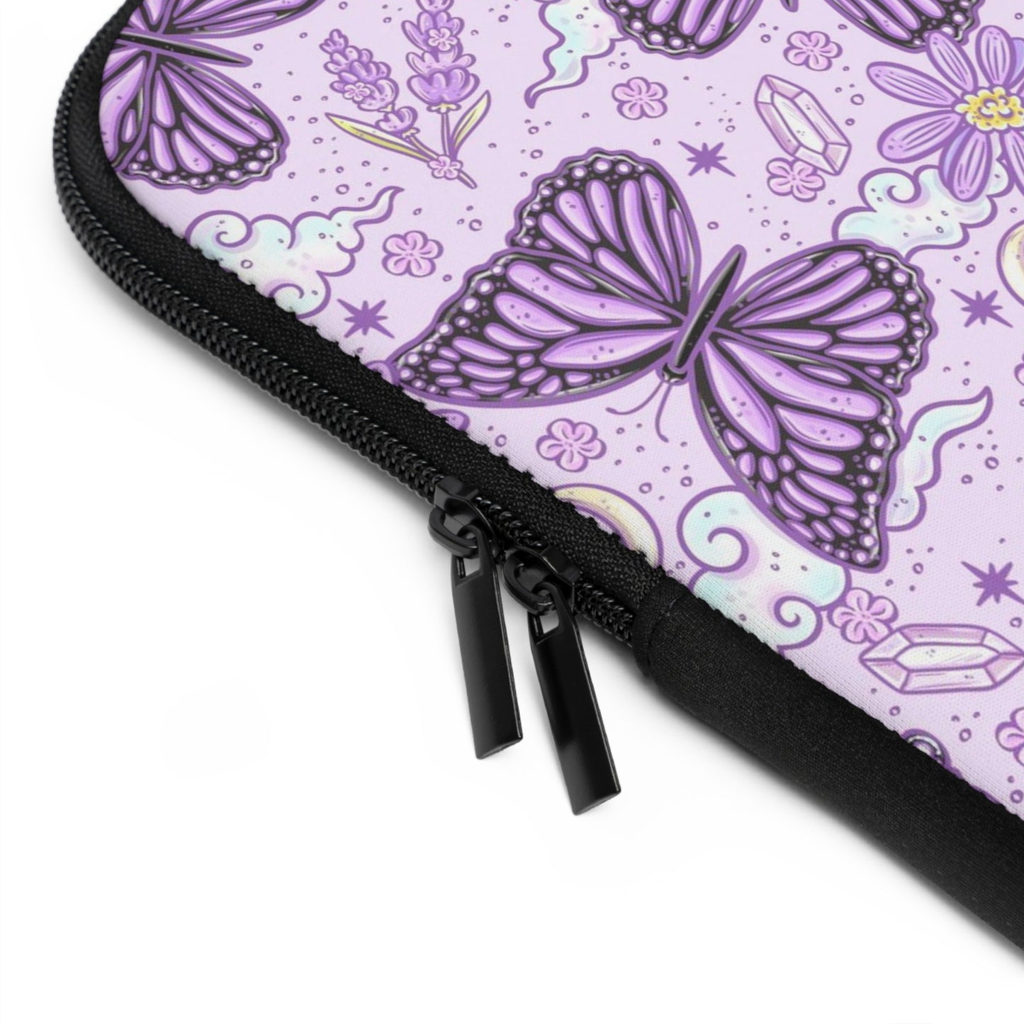 Purple Butterfly Laptop Sleeve