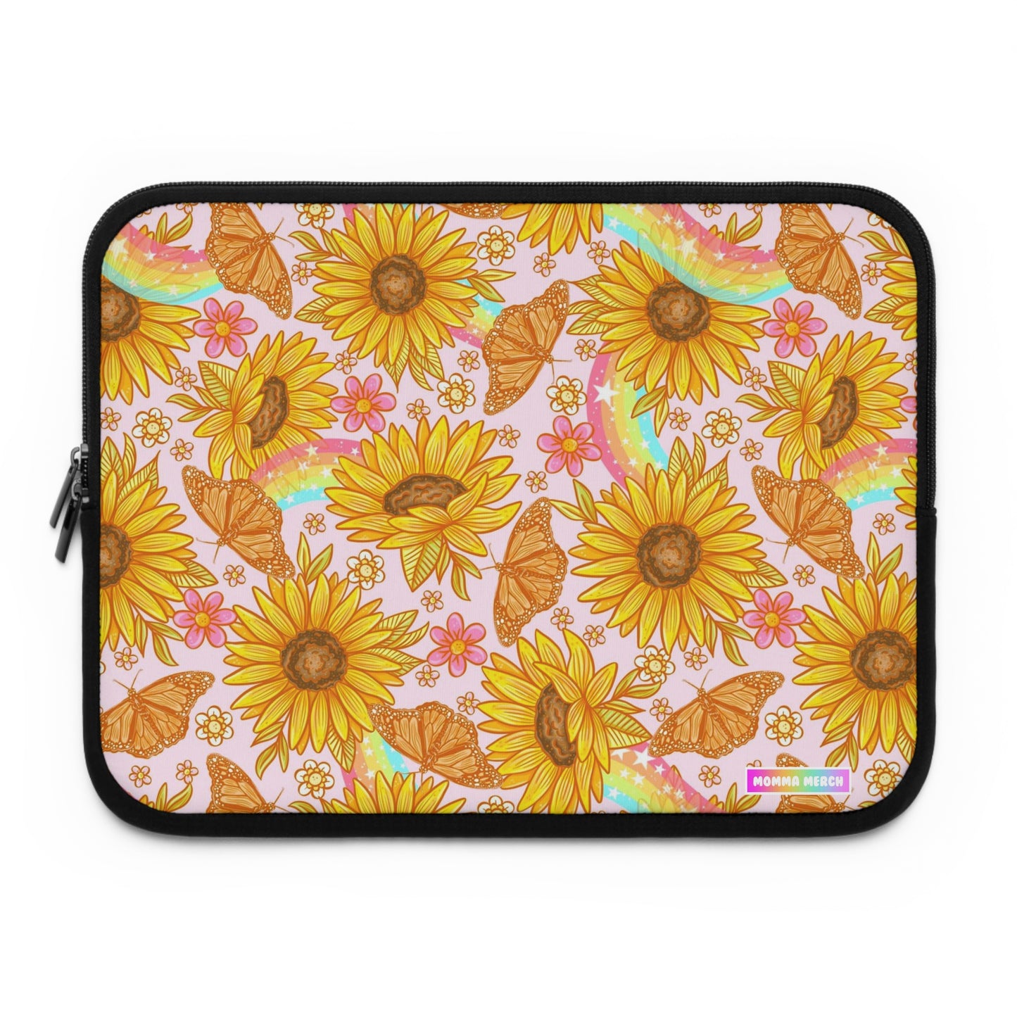 Sunflower Rainbow Laptop Sleeve