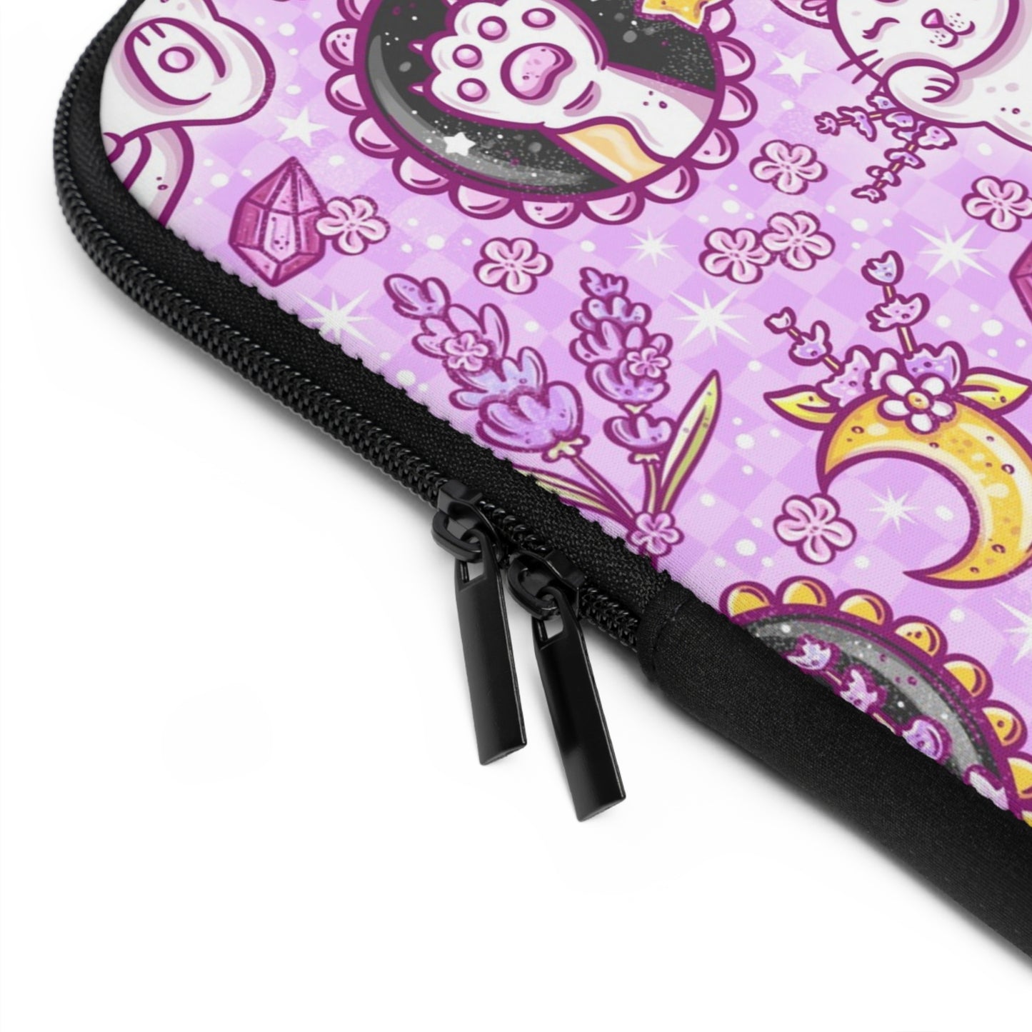 Lavender Kitty Laptop Sleeve