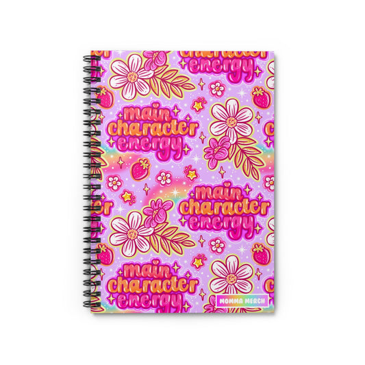 Main Character Spiral Notebook - Ruled Line