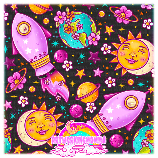 Bright Happy Space and PNG