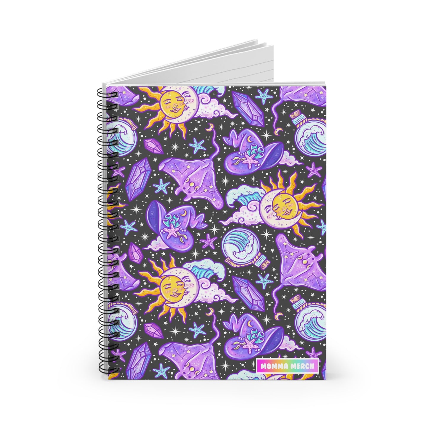 Celestial Sea Spiral Notebook - Ruled Line