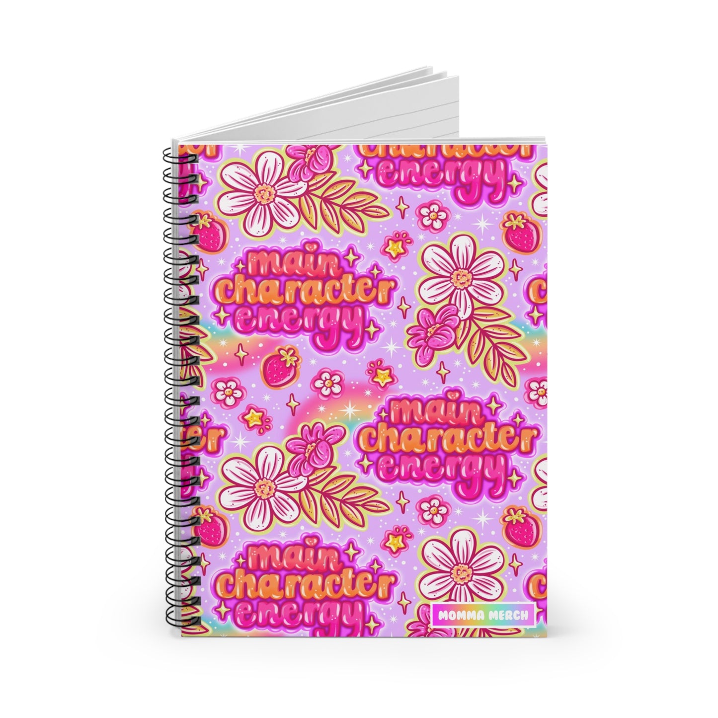 Main Character Spiral Notebook - Ruled Line