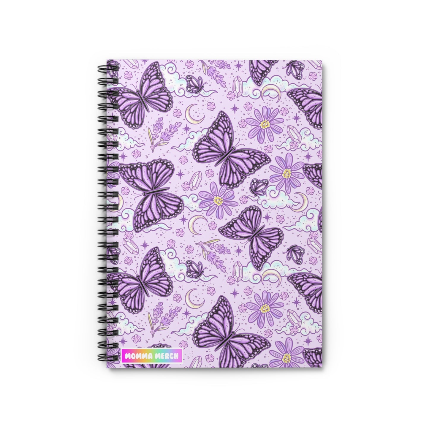 Magic Butterfly Spiral Notebook - Ruled Line