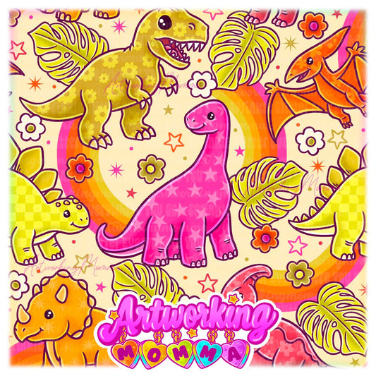 Retro Dinos & PNG