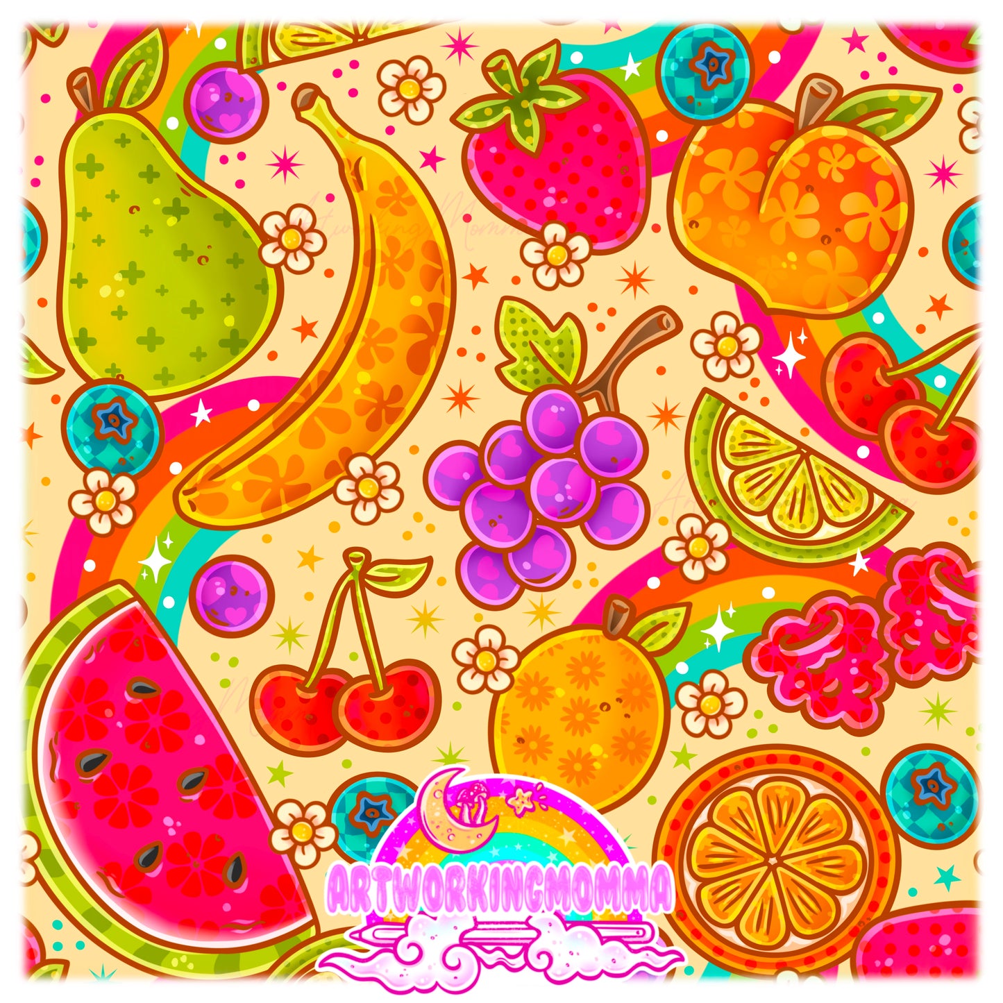 Retro Fruit & PNG
