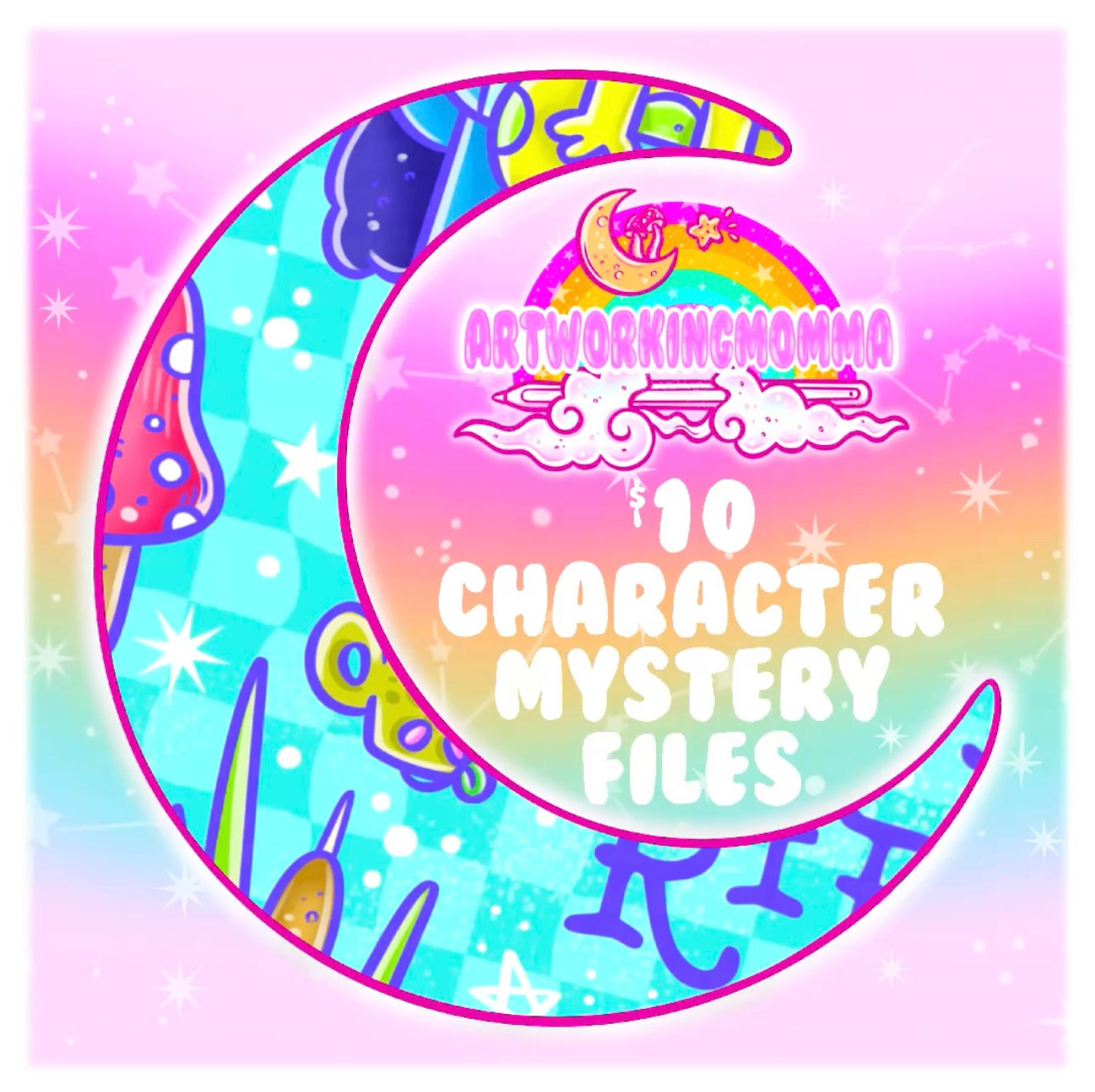 Limited New Colorway Character Mystery and PNG BUNDLE no surprises included