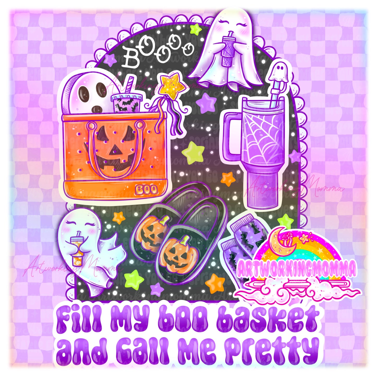 Fill My Boo Basket PNG