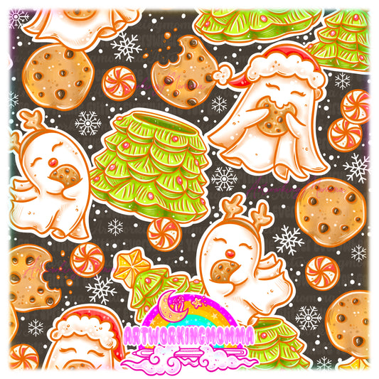 Ghosties and Cookies and PNG