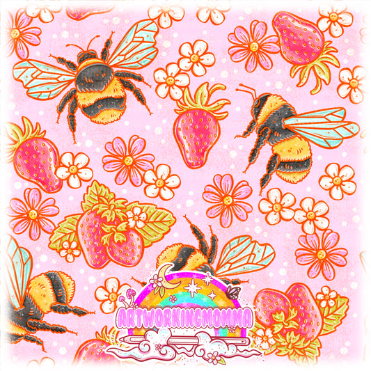 Strawberries and Bees