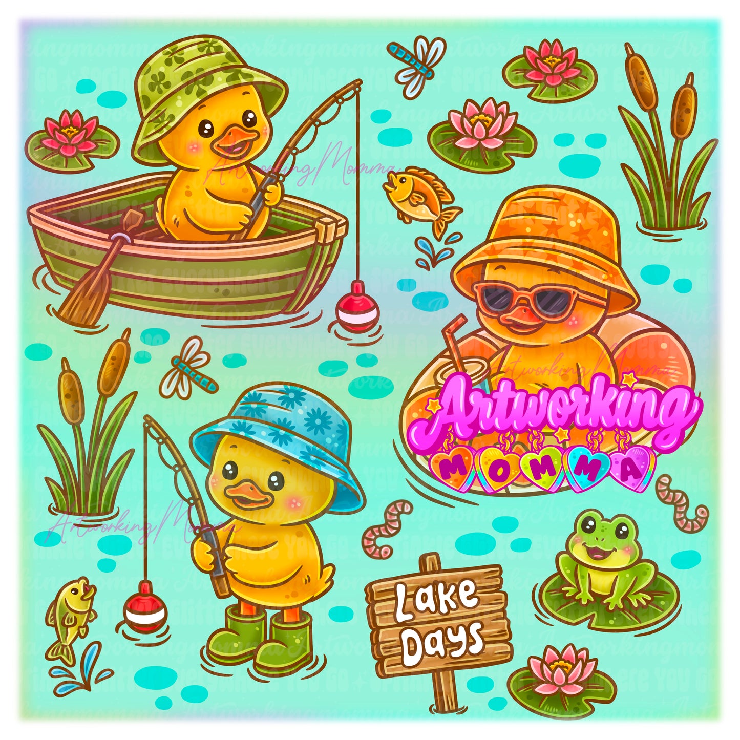 Ducks Gone Fishing & PNG