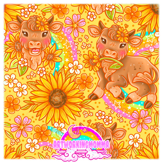 Sunflower Cows and PNG
