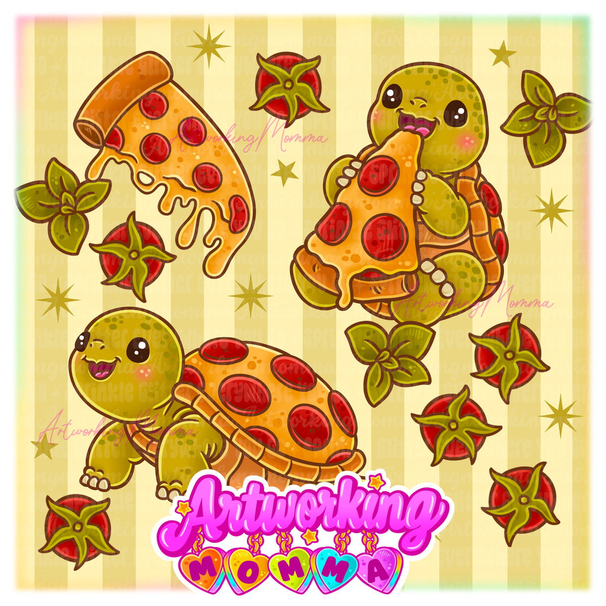 Pepperoni Turtles & PNG