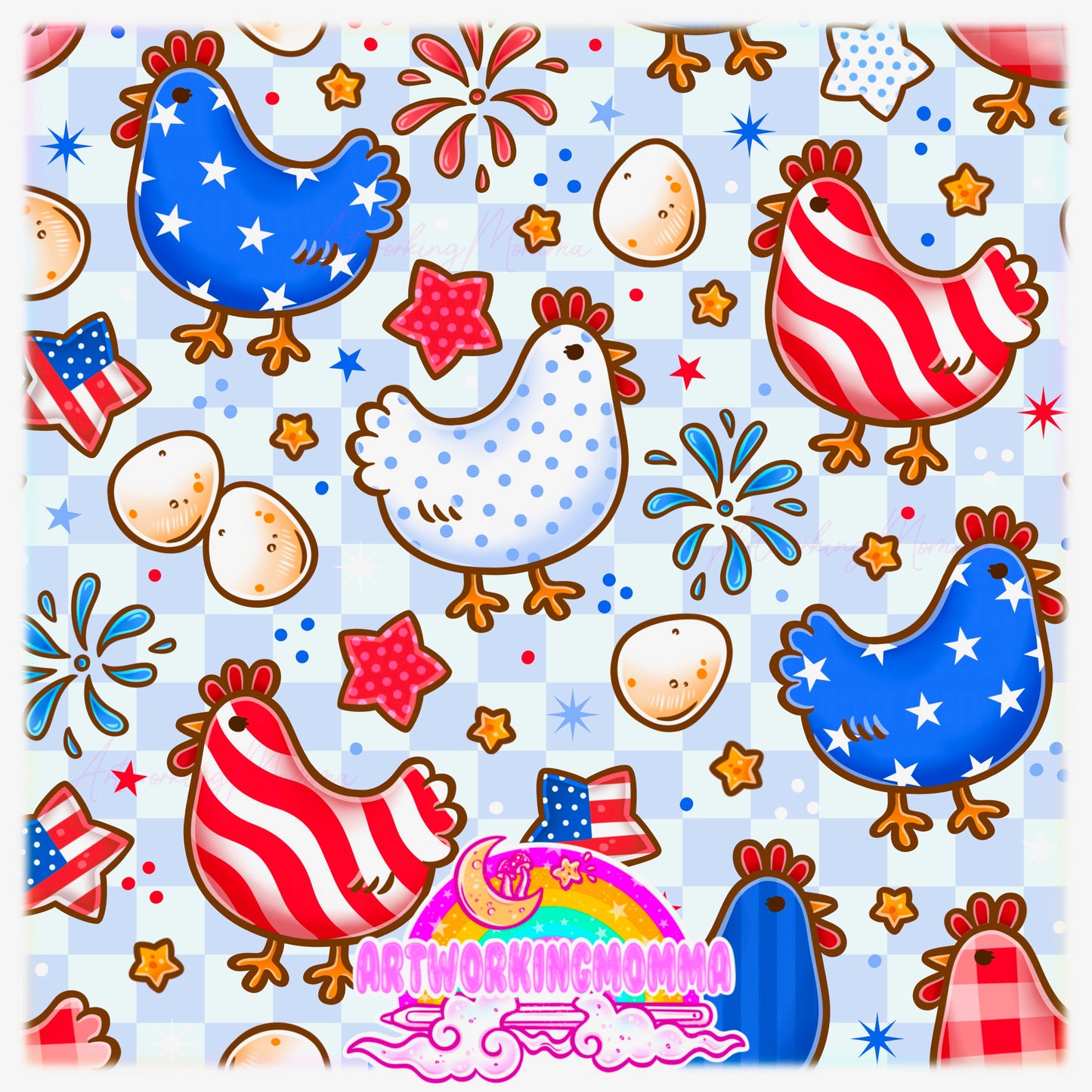 4th of July Chickens