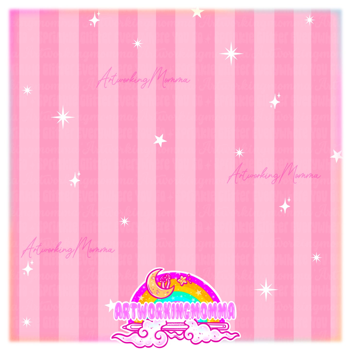 Pink and Green Stripes