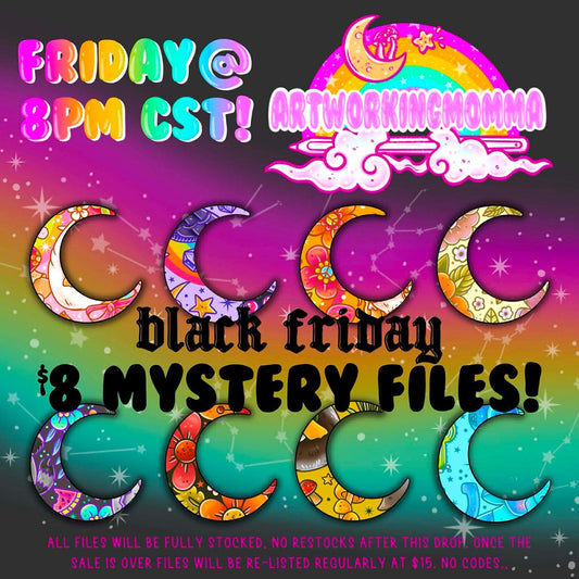 Black Friday Mystery File and PNG Bundle