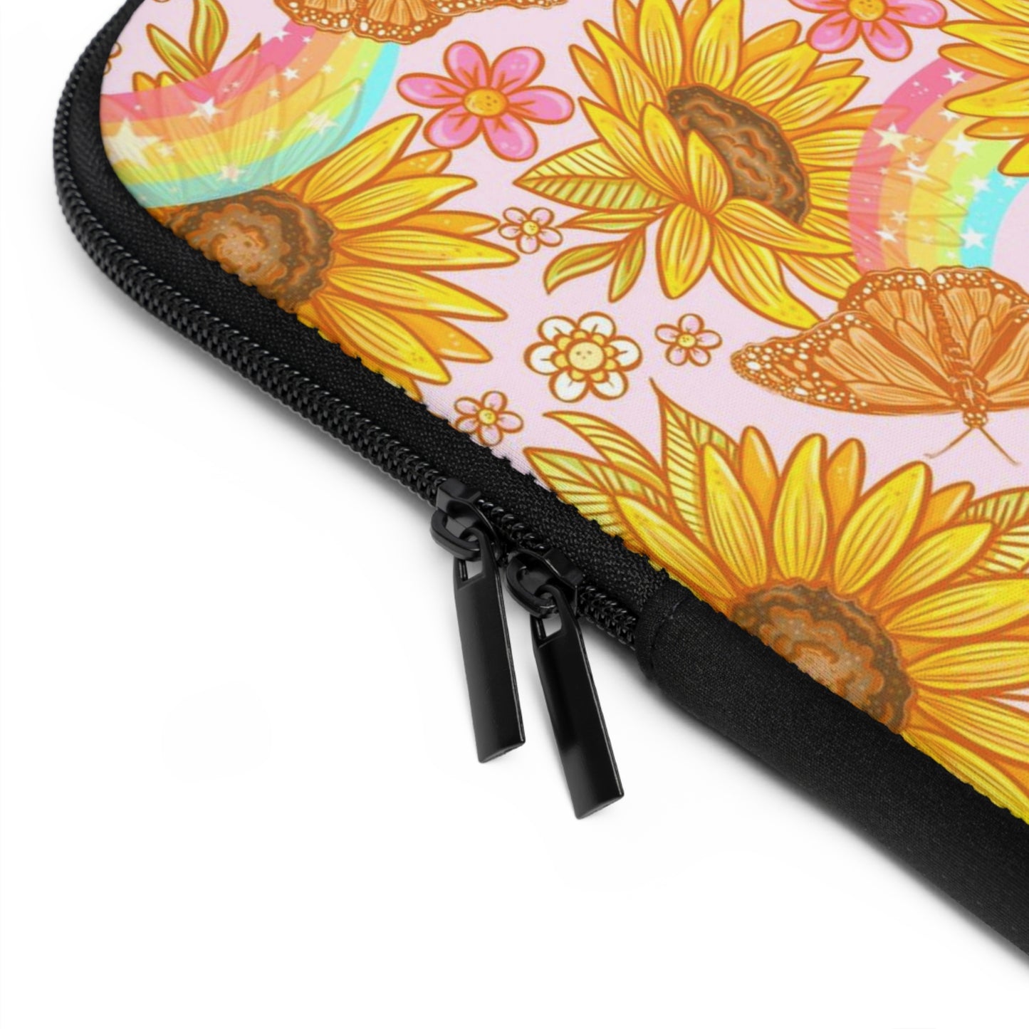 Sunflower Rainbow Laptop Sleeve