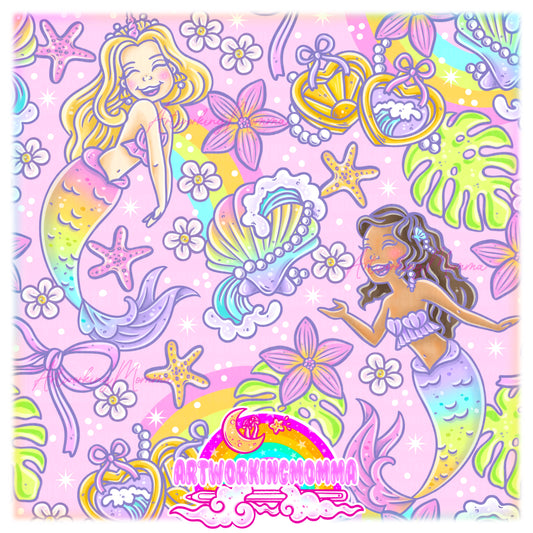 Pastel Mermaids and PNG