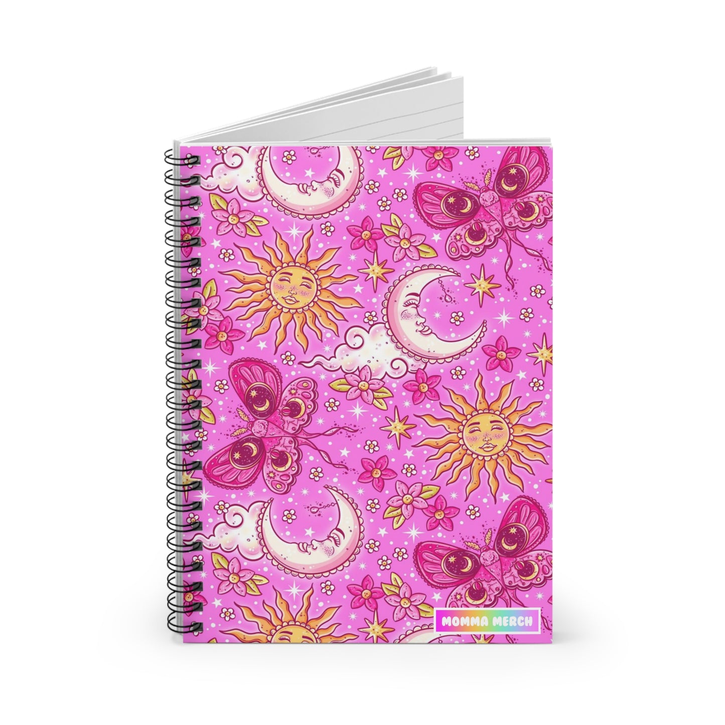 Celestial Spiral Notebook - Ruled Line