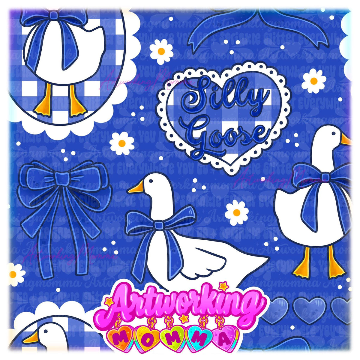 Silly Vintage Goose & PNG