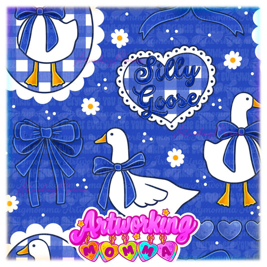 Silly Vintage Goose & PNG