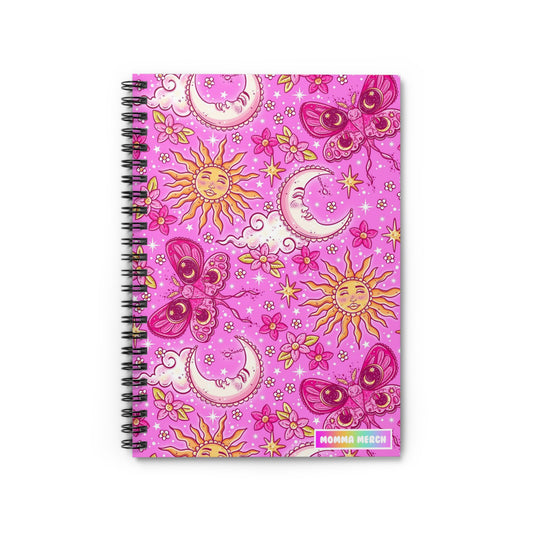 Celestial Spiral Notebook - Ruled Line