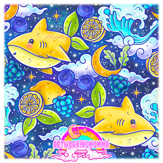 Blue Raspberry Lemon Sharks and PNG